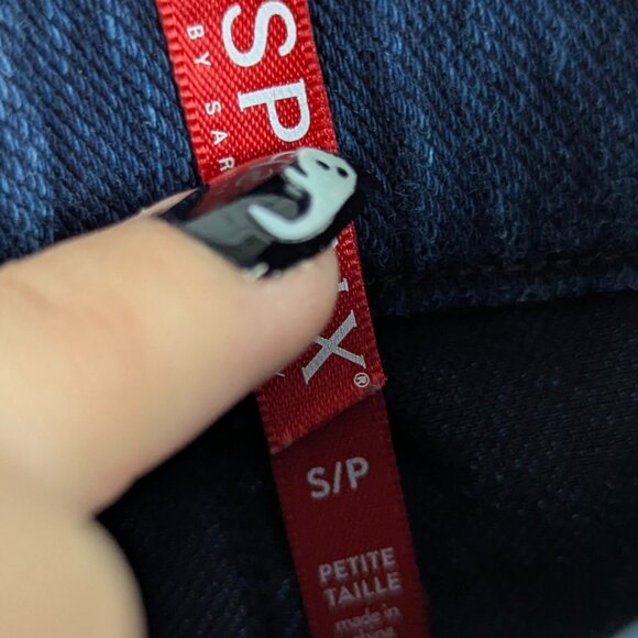 SPANX | Blue Denim Pull-On Jean Leggings Size Small - Picture 3 of 6